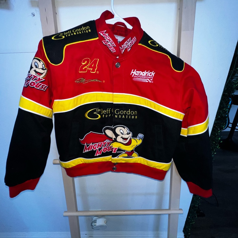 Vintage Jeff Gordon Mighty Mouse Race Car Jacket